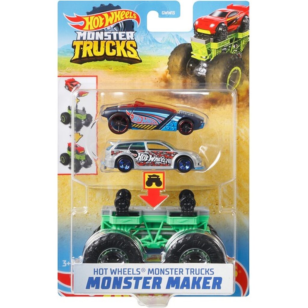 Hot Wheels: Monster Trucks szörnykészítő - többféle - 1. Kép