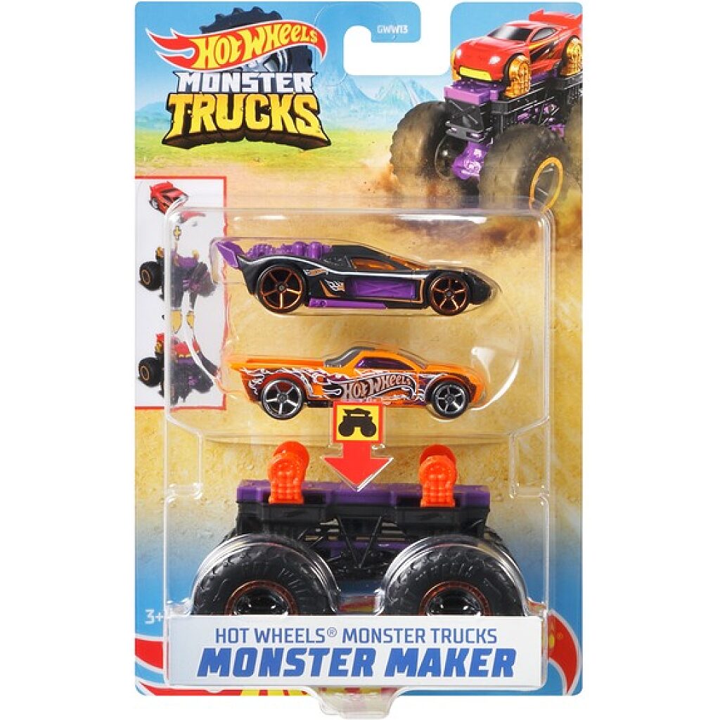 Hot Wheels: Monster Trucks szörnykészítő - többféle - 3. Kép