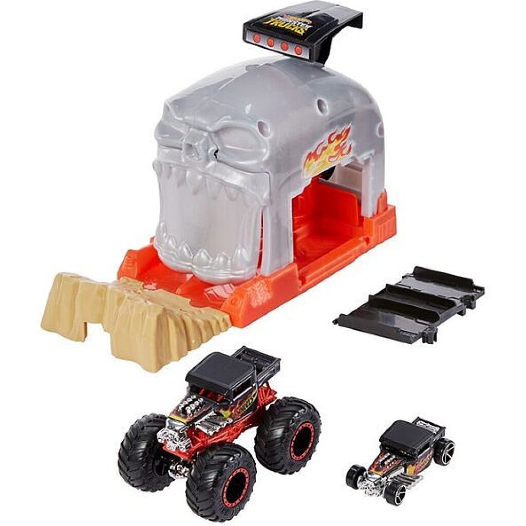 Hot Wheels Monster Trucks: Team Bone Shaker kilövő szett - 2. Kép