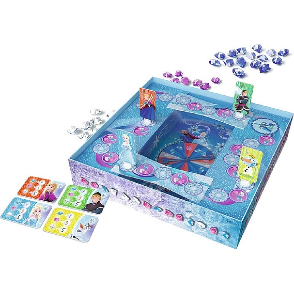 Jégvarázs: Mágikus hó társasjáték - plusz ajándék Jégvarázs 160 db-os puzzle - 3. Kép