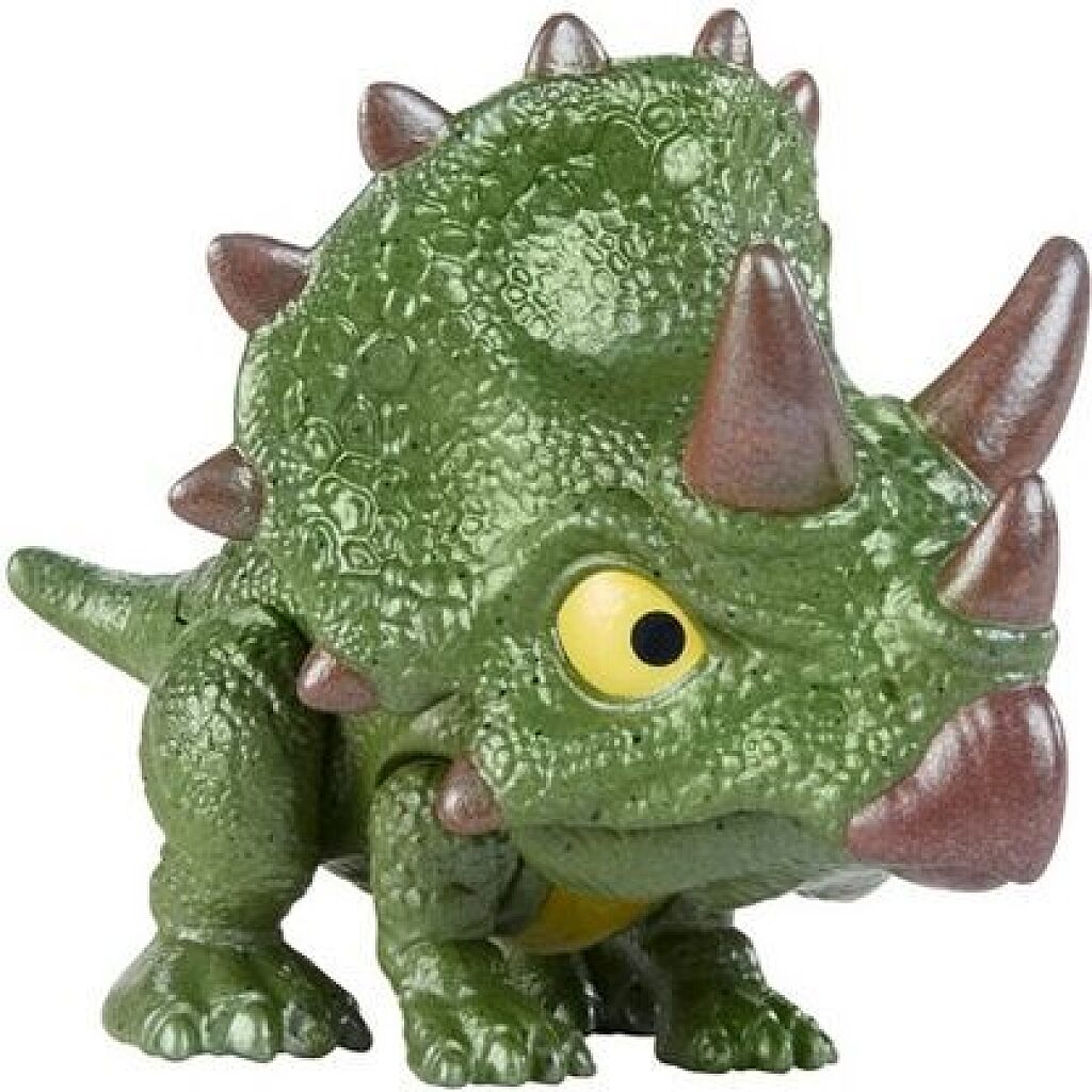 Jurassic World: Snap Squad - Triceratops fogcsattogtató dinoszaurusz mini figura - 1. Kép