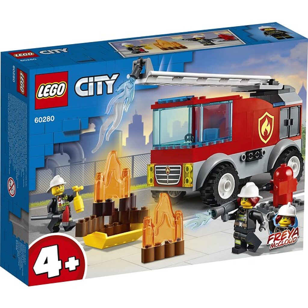LEGO City: Fire Létrás tűzoltóautó 60280 - 2. Kép