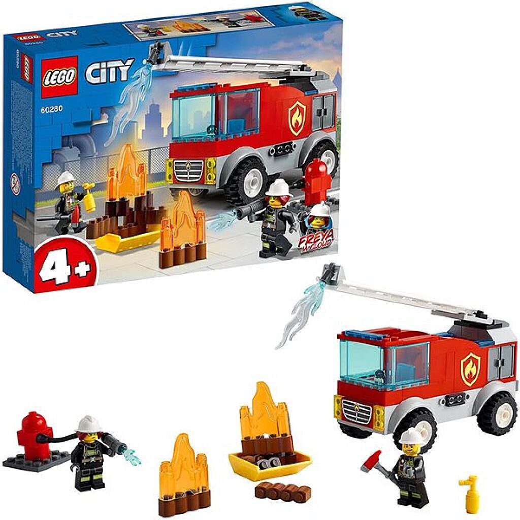LEGO City: Fire Létrás tűzoltóautó 60280 - 1. Kép