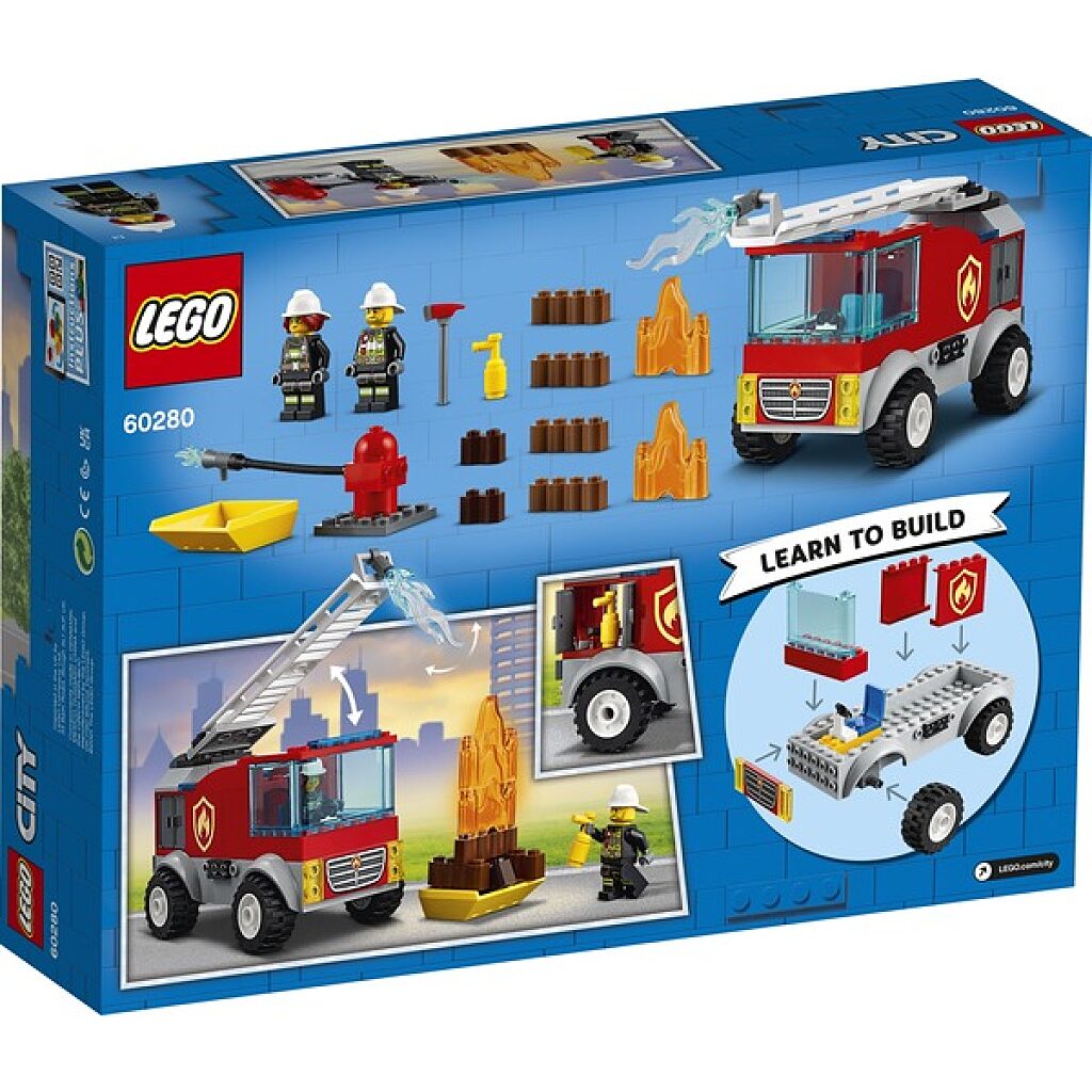 LEGO City: Fire Létrás tűzoltóautó 60280 - 3. Kép