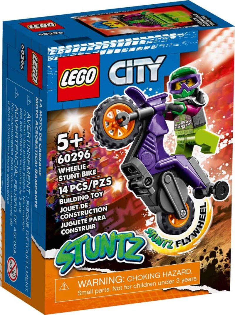 LEGO® City Stuntz: Wheelie kaszkadőr motorkerékpár - 1. Kép