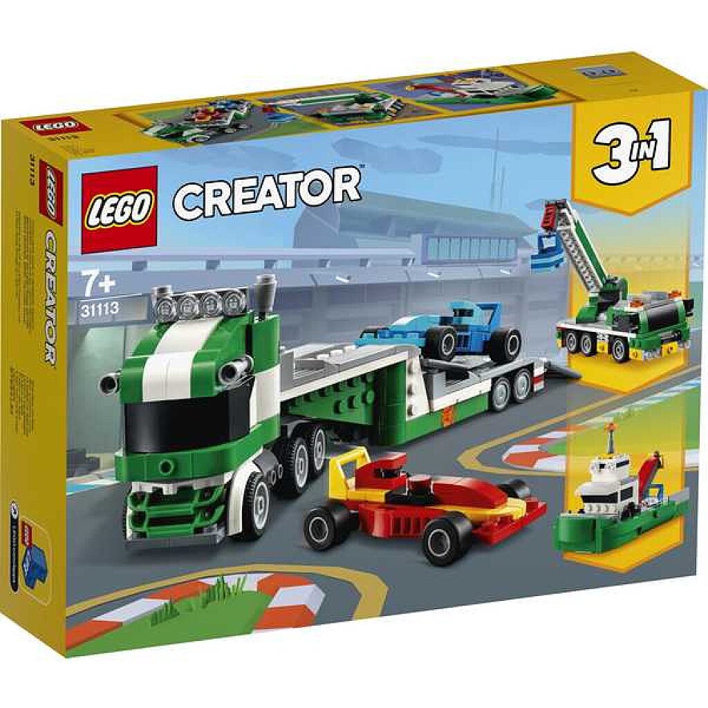 LEGO Creator: Versenyautó szállító 31113 - 2. Kép