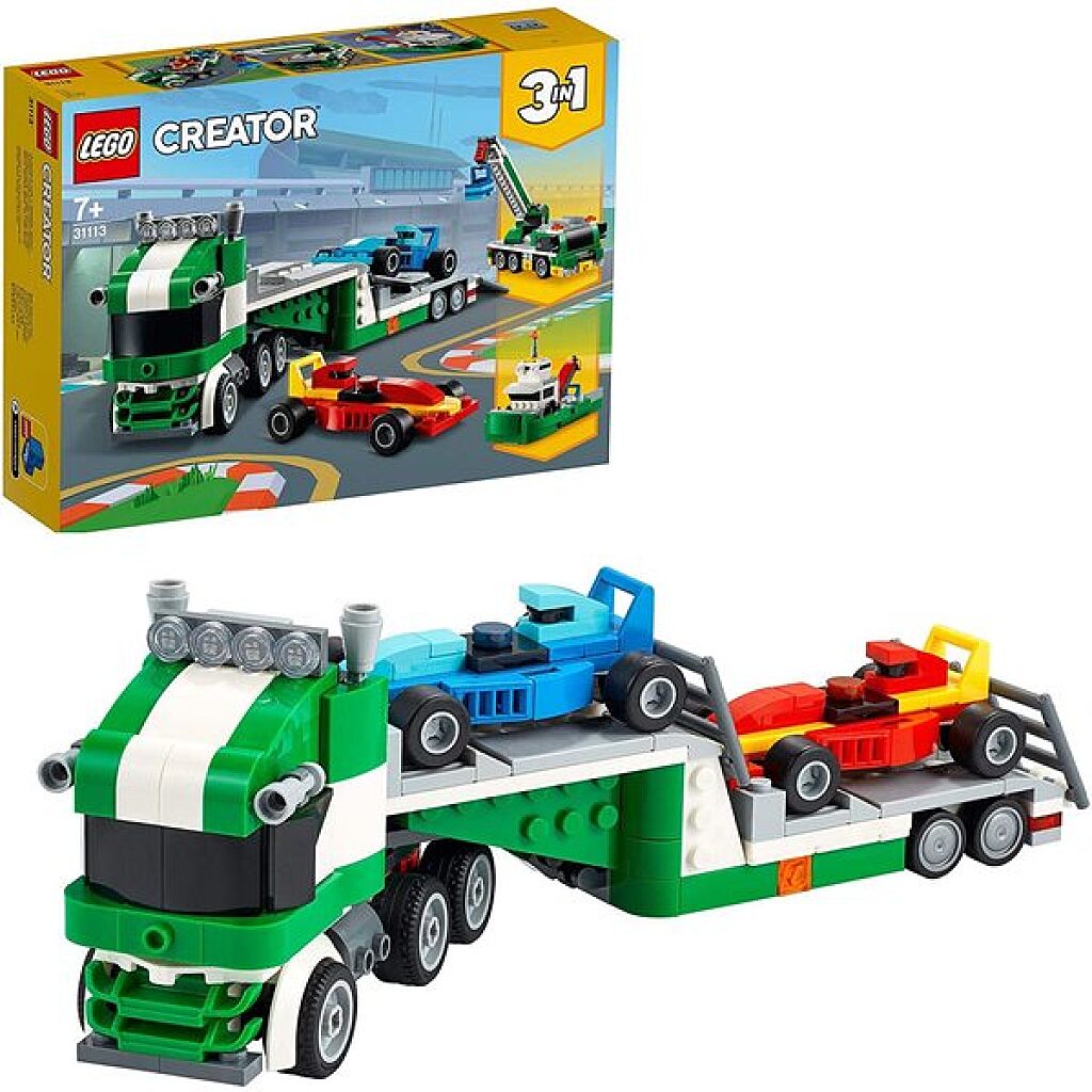 LEGO Creator: Versenyautó szállító 31113 - 1. Kép