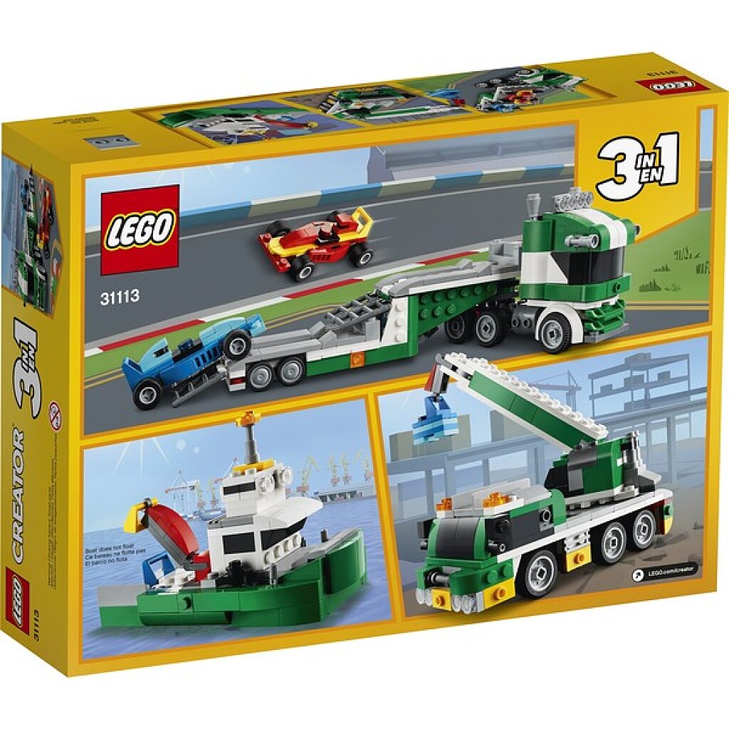 LEGO Creator: Versenyautó szállító 31113 - 3. Kép