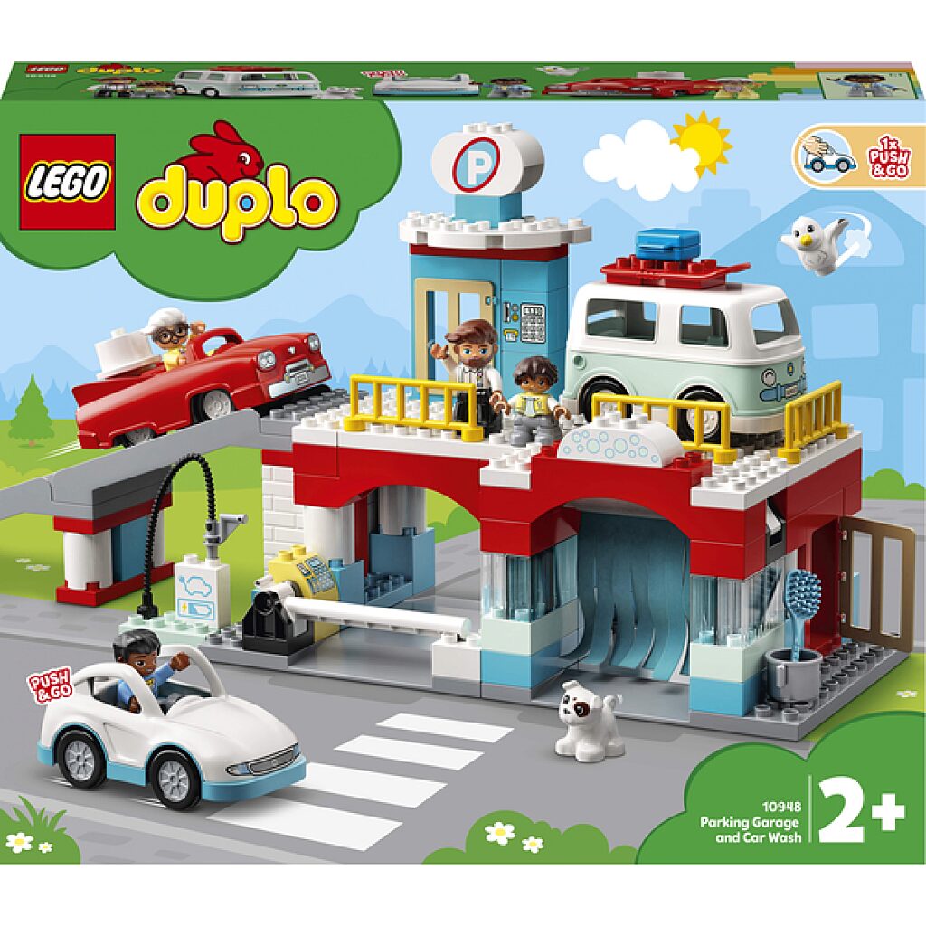 LEGO DUPLO Town: Parkolóház és autómosó 10948 - 2. Kép