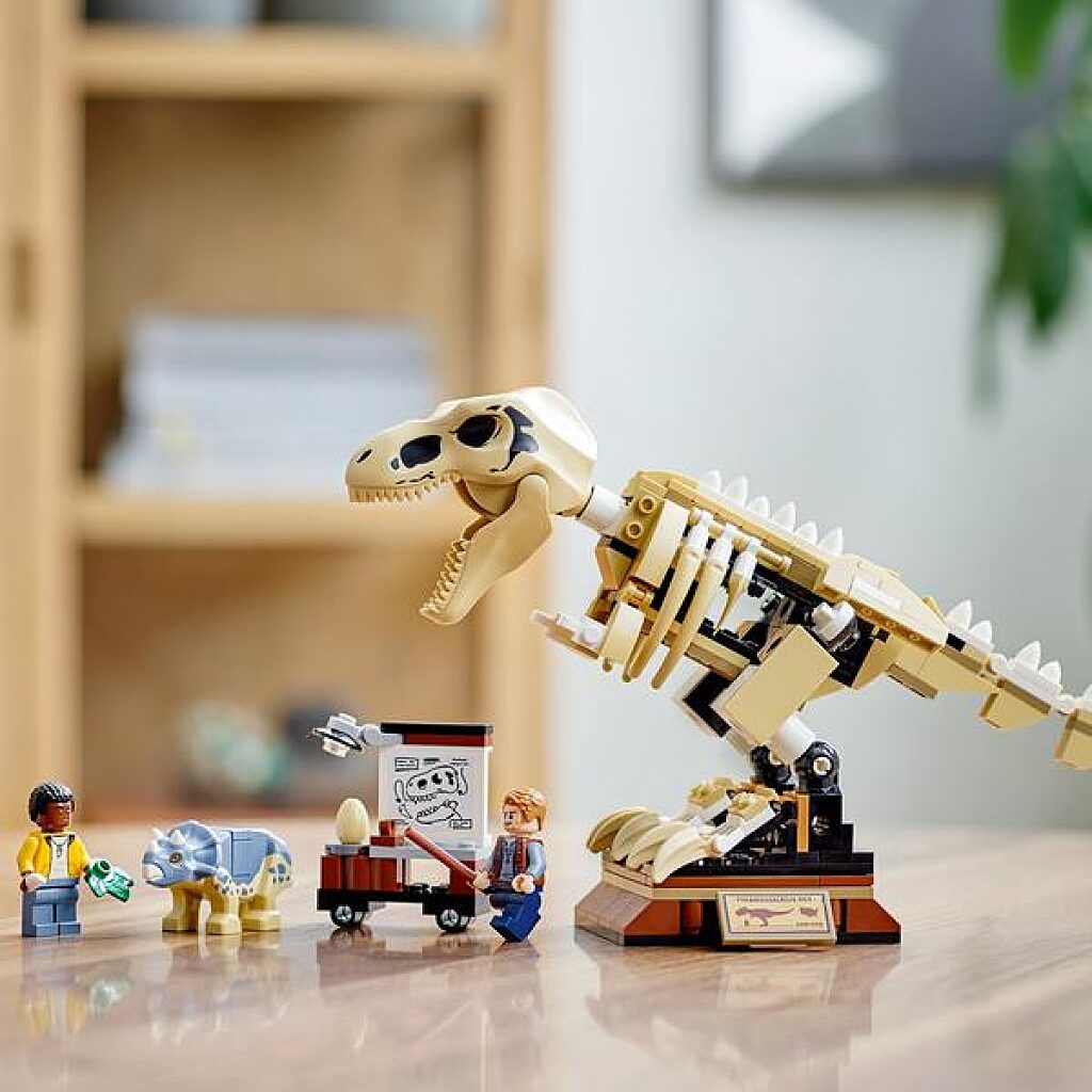 LEGO® Jurassic World: T-Rex dinoszaurusz őskövület kiállítás - 2. Kép