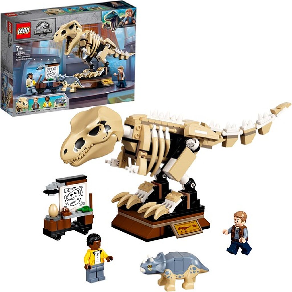 LEGO® Jurassic World: T-Rex dinoszaurusz őskövület kiállítás - 1. Kép