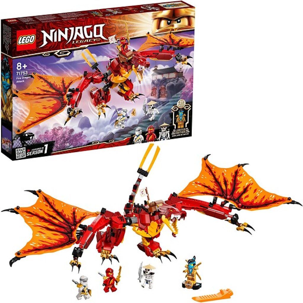 LEGO Ninjago: Tűzsárkány támadás 71753 - 1. Kép
