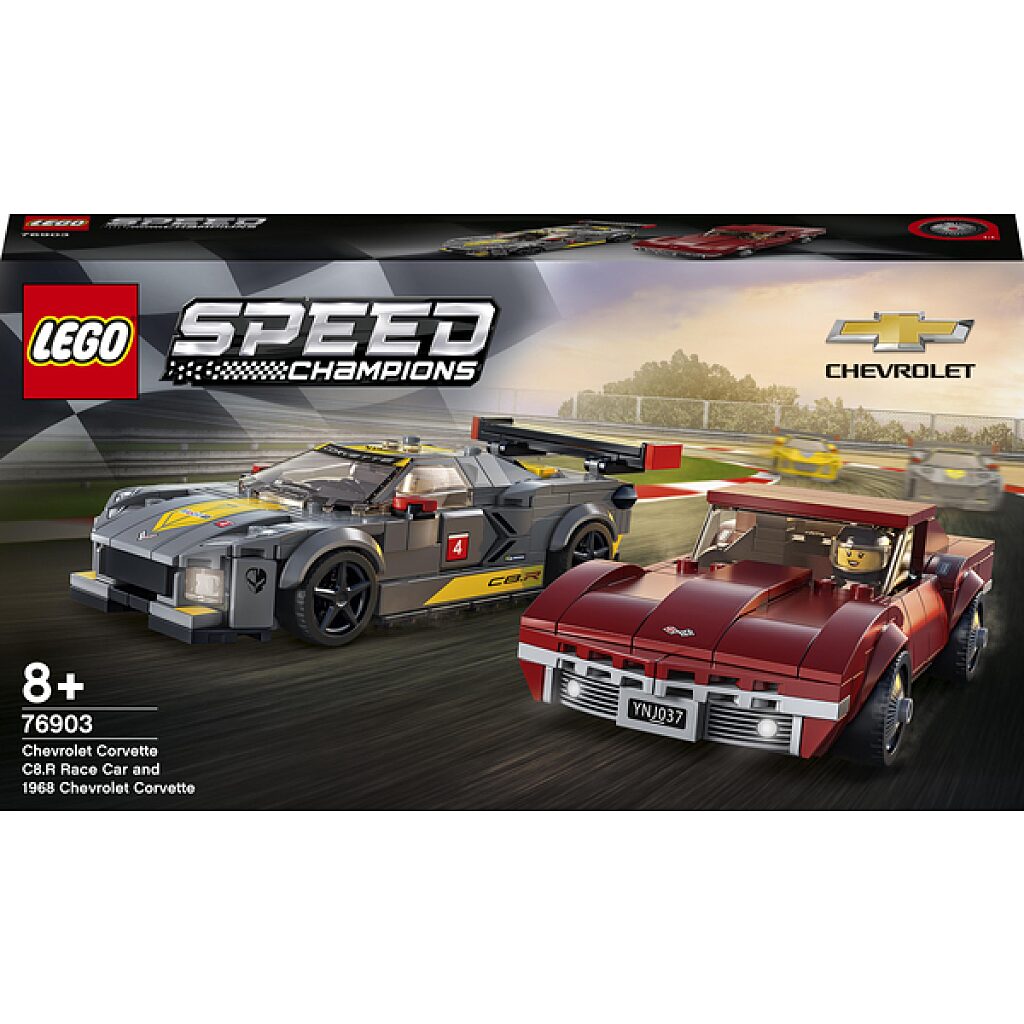 LEGO Speed Champions: Chevrolet Corvette C8.R Race Car és 1968 76903 - 2. Kép