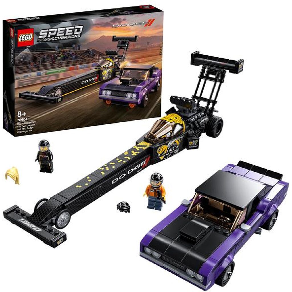 LEGO Speed Champions: Mopar Dodge//SRT Top Fuel Dragster és 19 76904 - 1. Kép