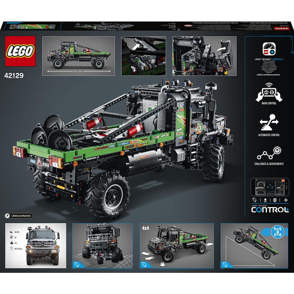 LEGO® Technic 4x4 Mercedes-Benz Zetros verseny teherautó 42129 - 3. Kép