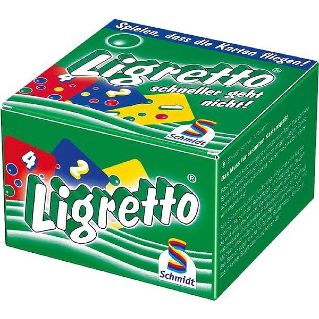 Ligretto kártyajáték - zöld csomag - 1. Kép