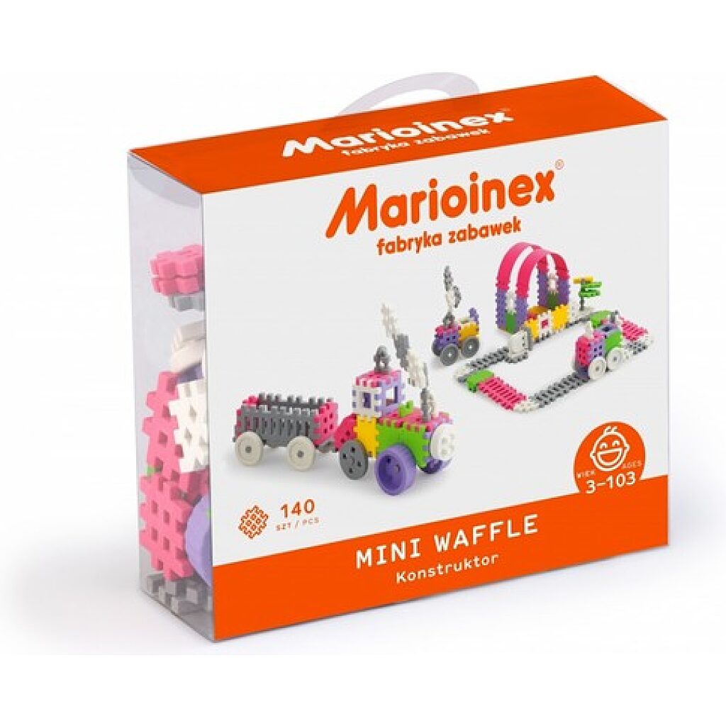 Mini gofri műanyag építőjátékszett lányoknak