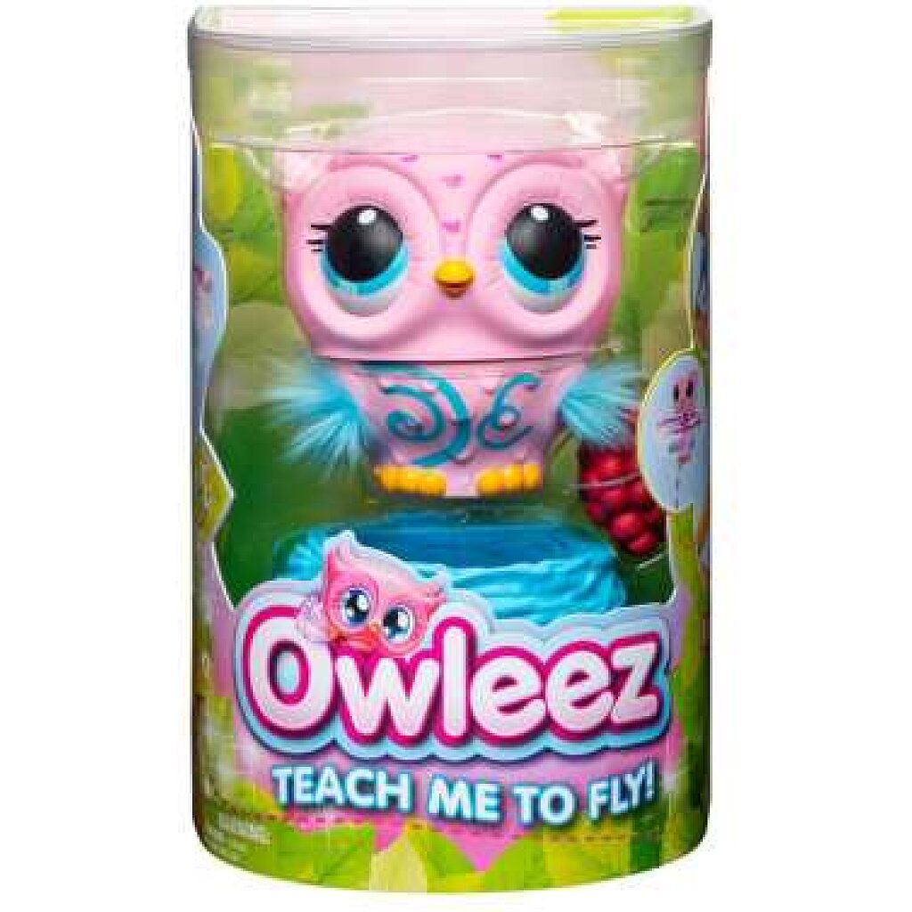 Owleez interaktív bagoly rózsaszín - 1. Kép