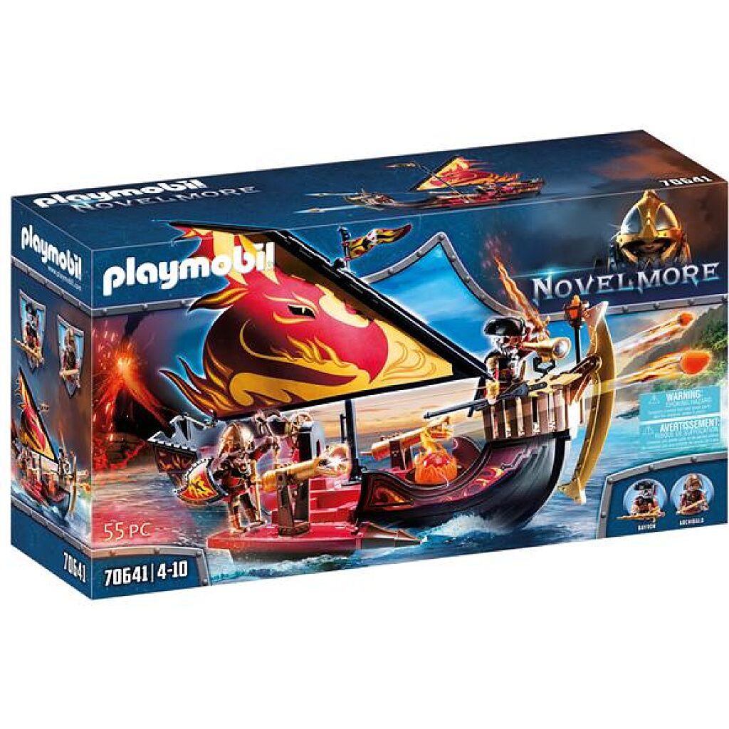 Playmobil: Burnham fosztogatók tűzhajója 70641 - 1. Kép