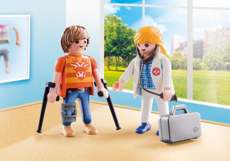 Playmobil Duo Pack orvos és páciens 70079 - 2. Kép