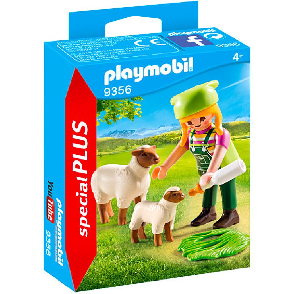 Playmobil: Farmerlány bárányokkal 9356 - 1. Kép