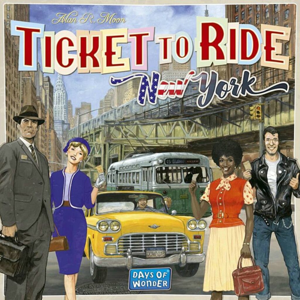 Ticket to Ride: New York társasjáték - 1. Kép