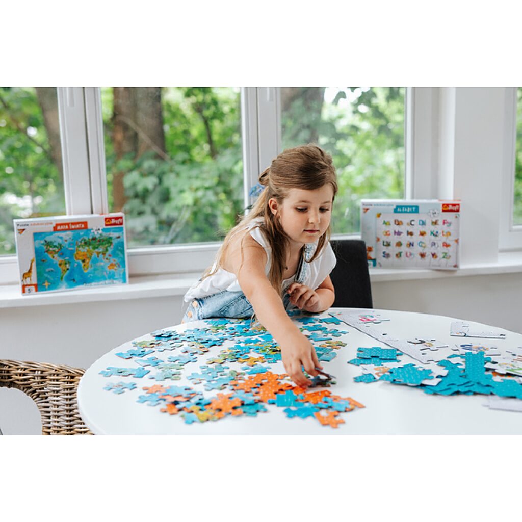 Trefl: Ábécé 34 db-os oktató puzzle - 2. Kép