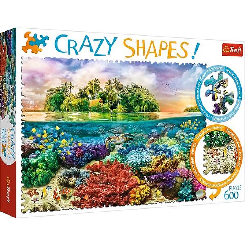 Trefl: Crazy Shapes - 600 darabos puzzle - 1. Kép