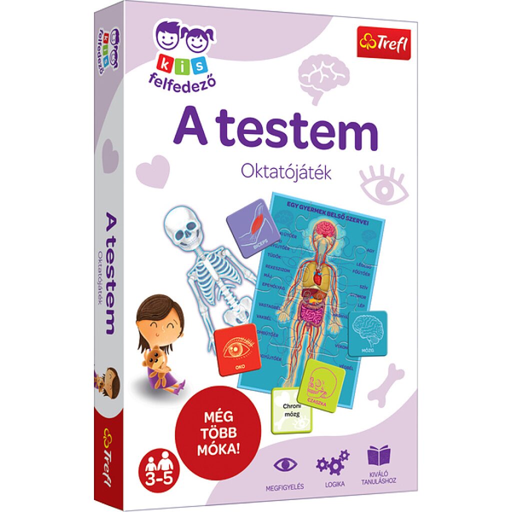 Trefl: Kis felfedező oktató társas - A testem - 1. Kép