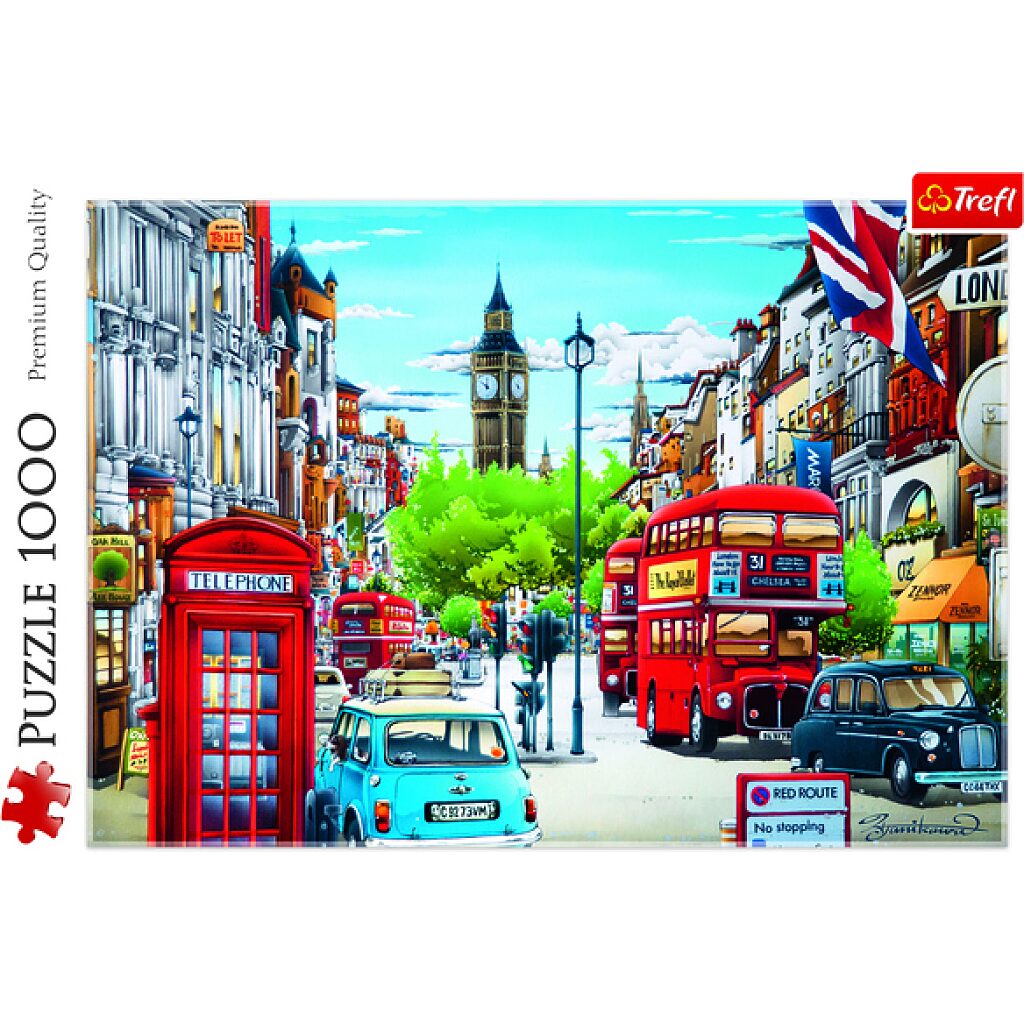 Trefl: Londoni városkép - 1000 darabos puzzle - 2. Kép