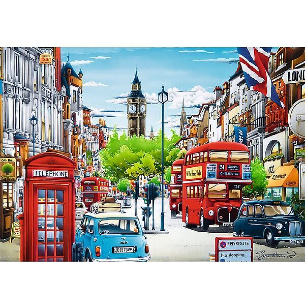 Trefl: Londoni városkép - 1000 darabos puzzle - 3. Kép