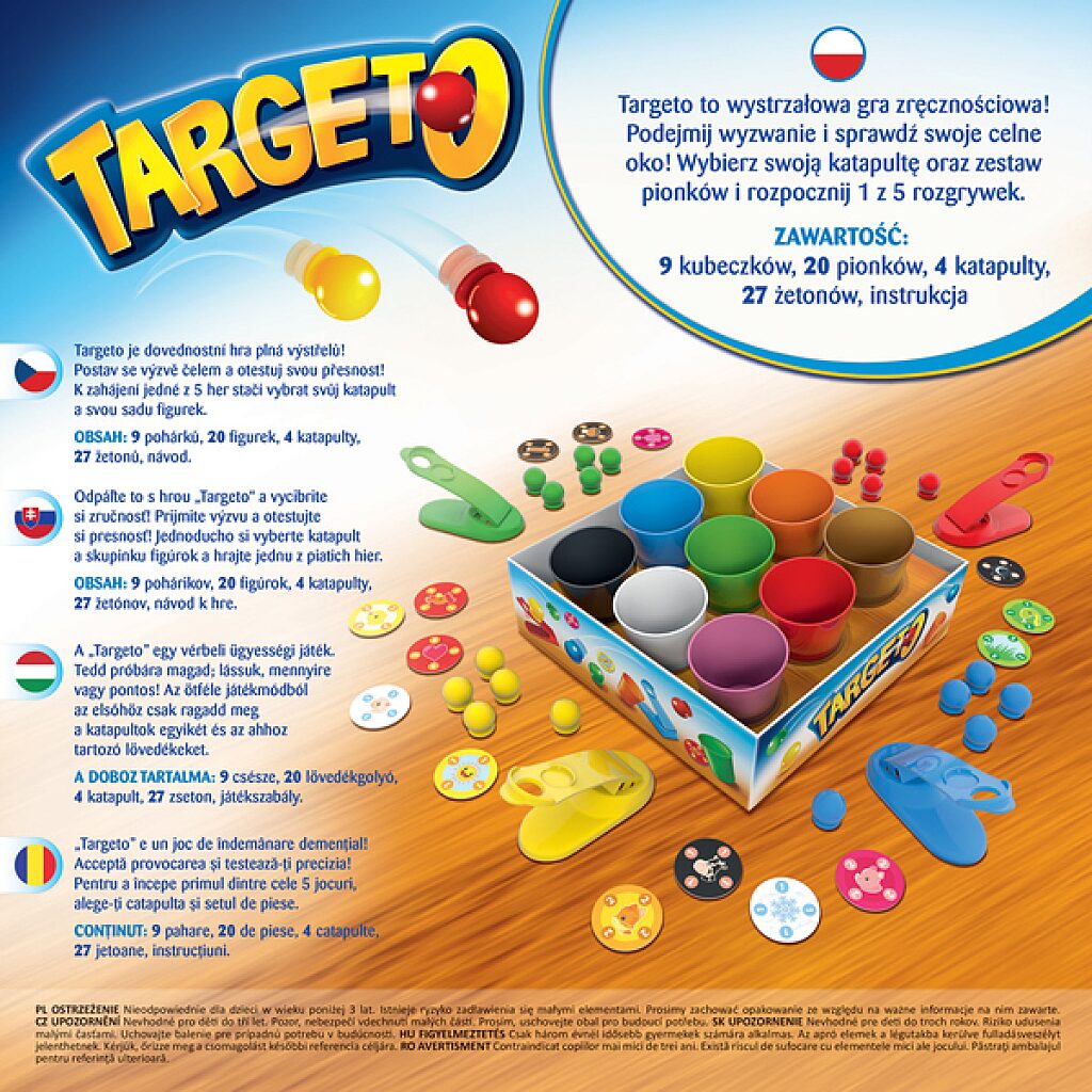 Trefl: Targeto ügyességi társasjáték - 3. Kép
