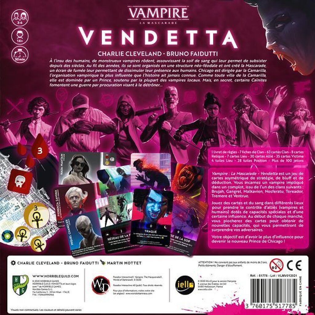 Vendetta - Vámpír a Maszkabál társasjáték - 2. Kép