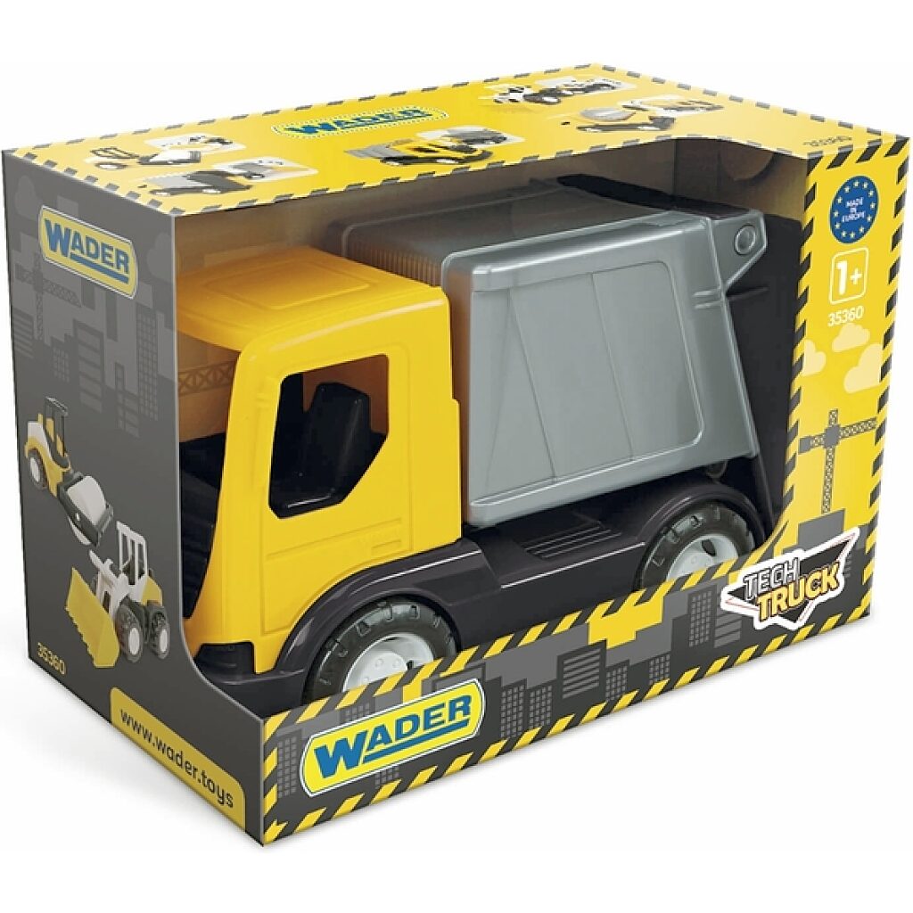 Wader: Tech Truck szemetesautó - 26 cm - 2. Kép