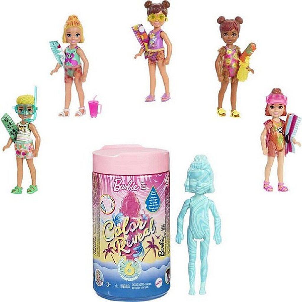 Barbie color reveal chelsea meglepetés baba - nyári kalandok - 1. Kép