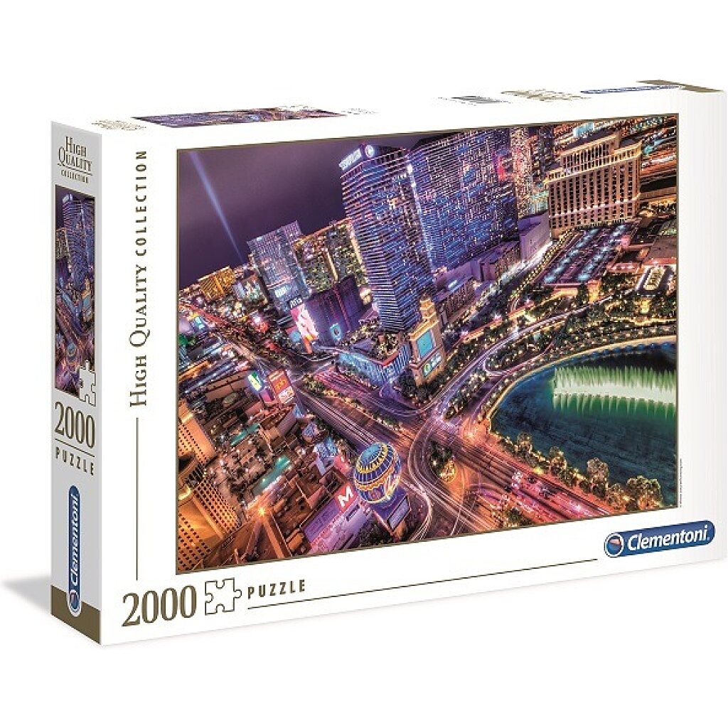 Clementoni Puzzle - Las Vegas 2000 darabos - 1. Kép