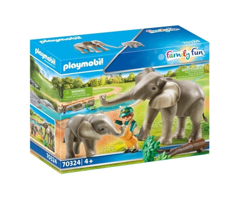 Playmobil elefántok szabad kifutón - 1. Kép