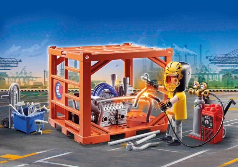 Playmobil hegesztő konténerrel - 3. Kép