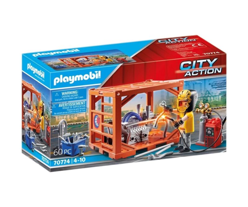 Playmobil hegesztő konténerrel - 1. Kép