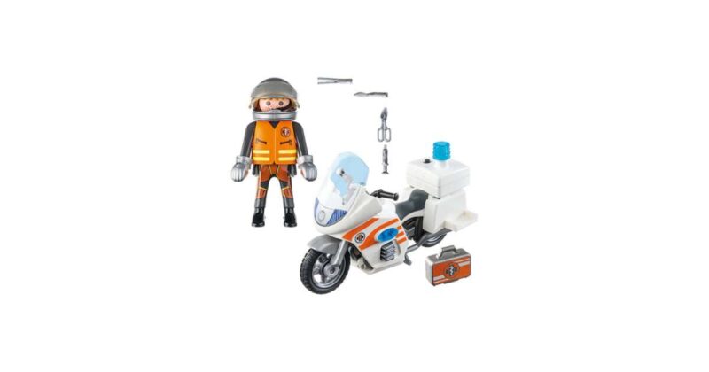 Playmobil Mentőorvos motorkerékpárral 70051 - 2. Kép