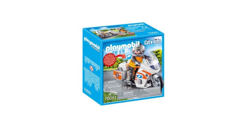 Playmobil Mentőorvos motorkerékpárral 70051 - 1. Kép