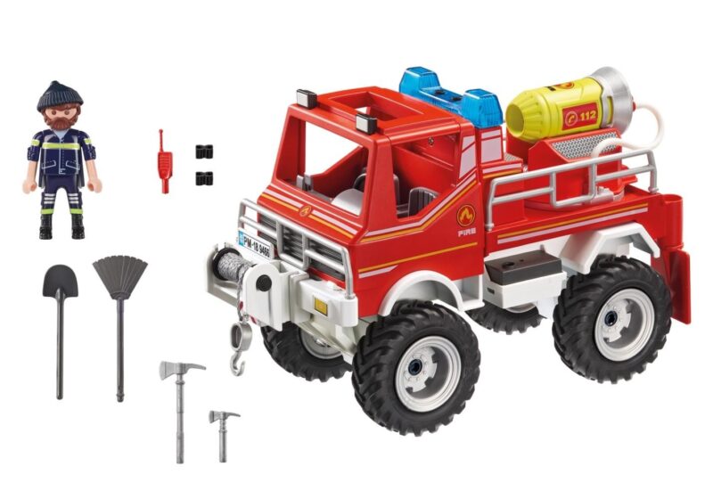 Playmobil tűzoltóautó kábeldobbal 9466 - 2. Kép