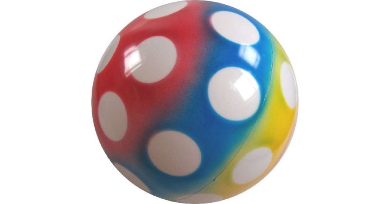 Színes lakkfényű labda - 22 cm