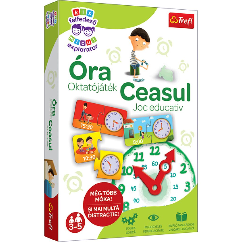 Kis Felfedező: Oktató Társas - Óra - 1. Kép