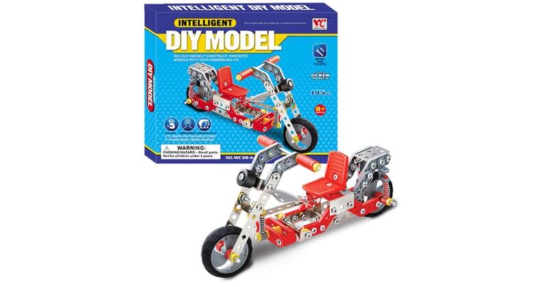 Motor 195 darabos fém építőjáték - 1. Kép