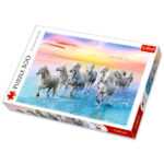 Puzzle 500 Db - Vágtázó Lovak - 1. Kép