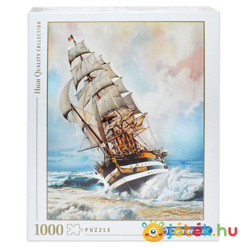 1000 darabos Amerigo Vespucci hajós puzzle előről - Clementoni 39415