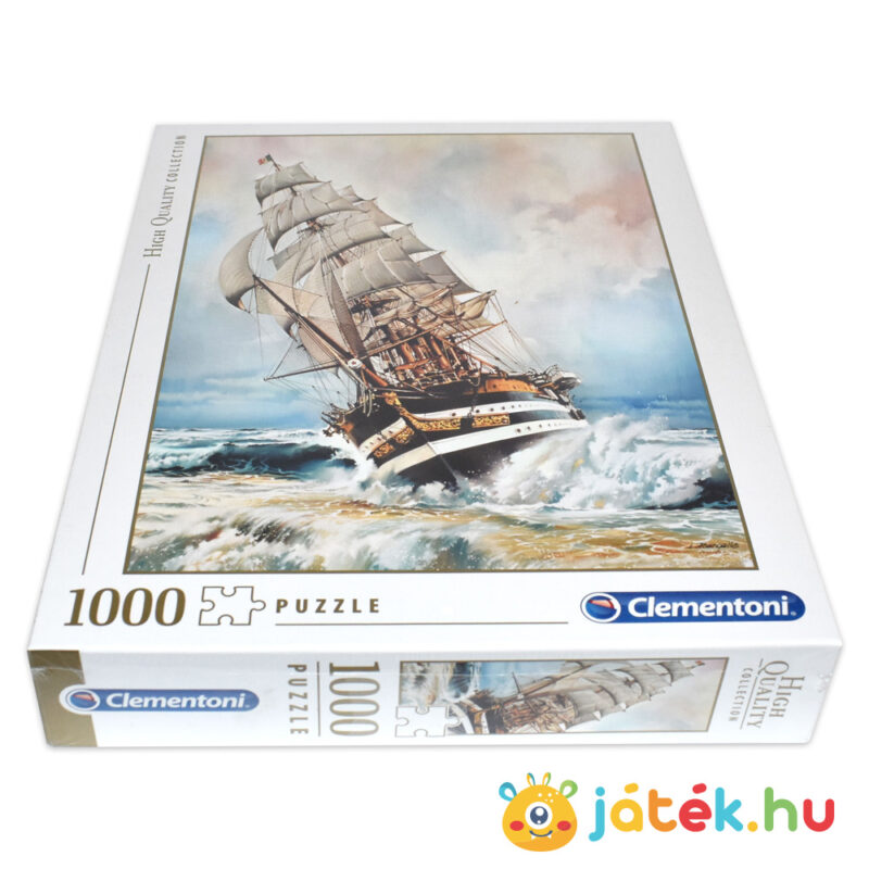 1000 darabos Amerigo Vespucci hajós puzzle fektetve - Clementoni 39415