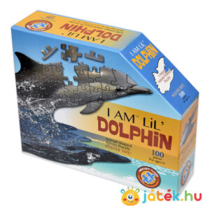 100 darabos élethű delfin forma puzzle - Wow Junior Puzzle