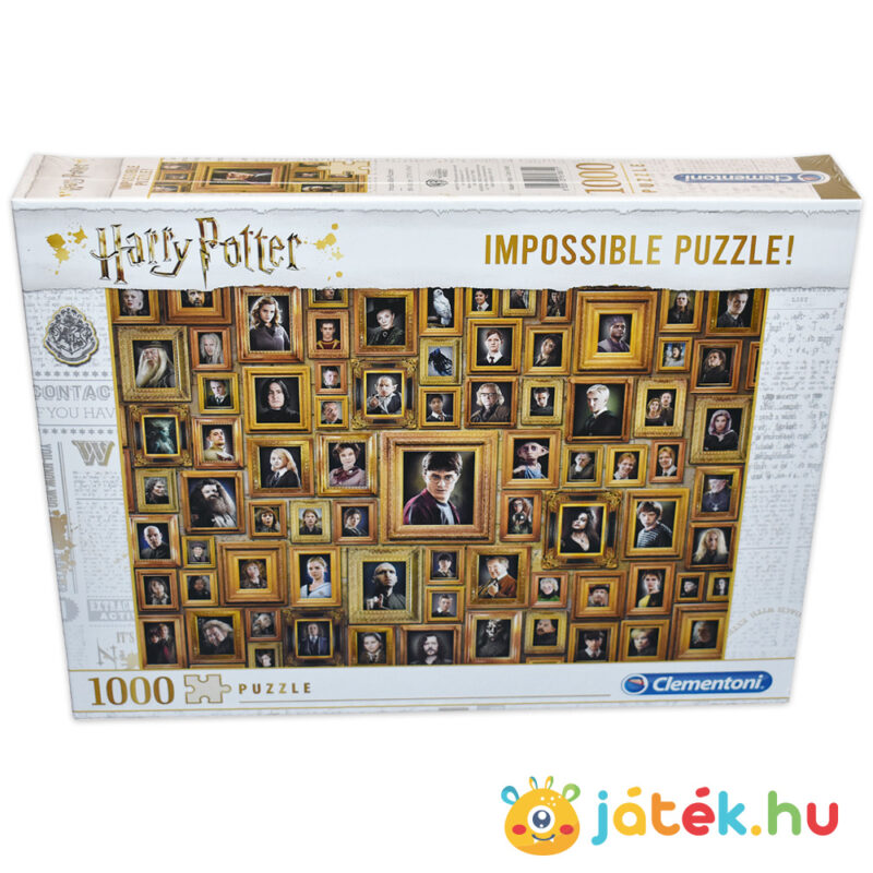 1000 darabos Harry Potter Impossible Puzzle előről - Clementoni lehetetlen kirakó 61881